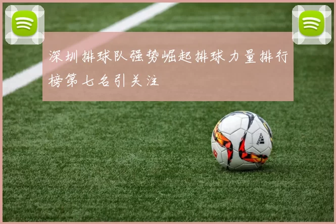 深圳排球队强势崛起排球力量排行榜第七名引关注